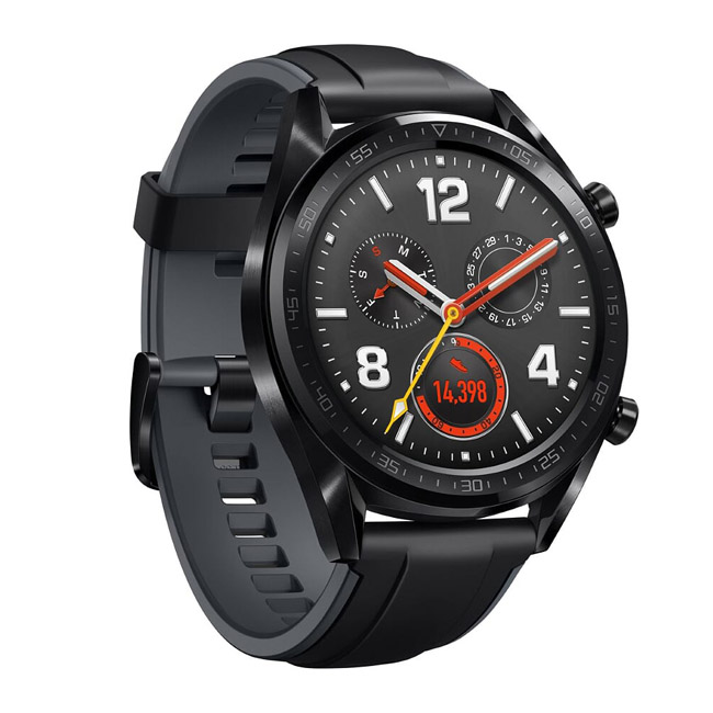 HUAWEI Watch GT 運動智慧手錶 (曜石黑矽膠錶帶)