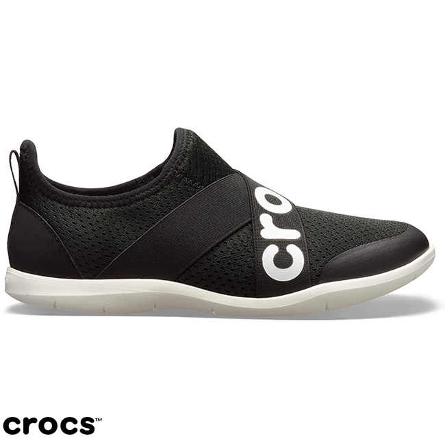 Crocs 卡駱馳 (女鞋) 女士激浪束帶鞋LOGO款 205416-001