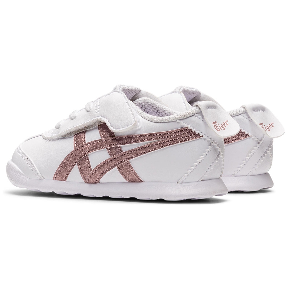 Onitsuka Tiger】鬼塚虎小童白色玫瑰金虎爪紋MEXICO 66 PS (1184A171 