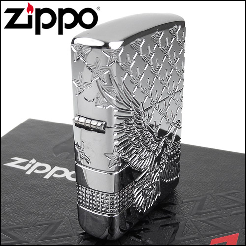 ZIPPO 美系~Patriotic Design-美國國旗與老鷹圖案設計打火機