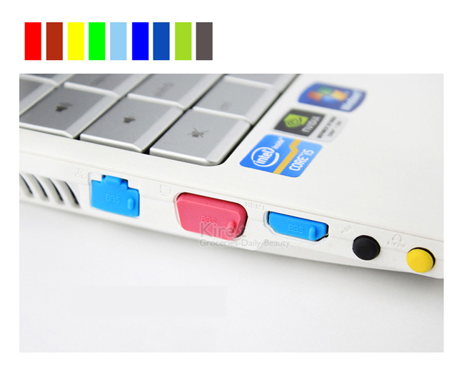 【超值26枚】Kiret 電腦 筆電 USB 防塵塞-各式接口防塵套組 通用型
