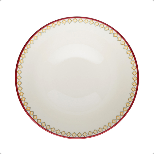 《KitchenCraft》陶製餐碗(菱紋)