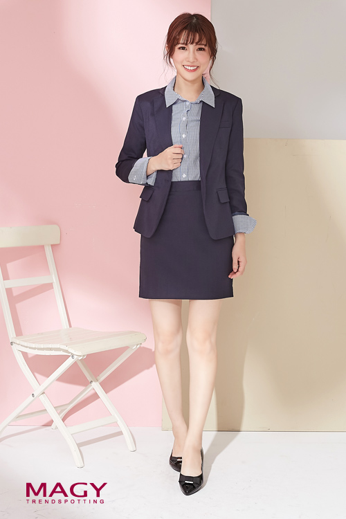 MAGY OL時髦氣場 親膚防磨牛皮蝴蝶結低跟鞋-黑色