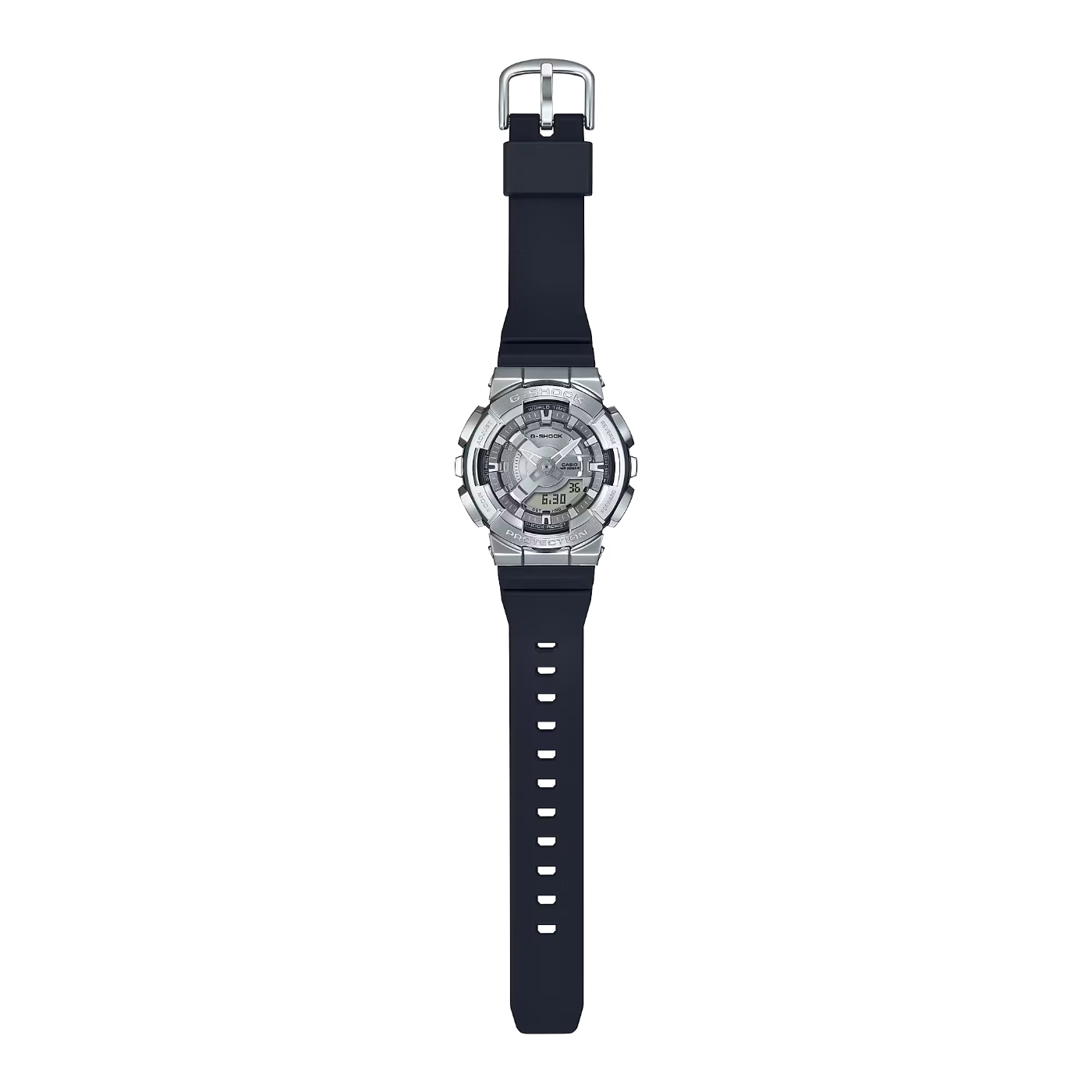 CASIO卡西歐G-SHOCK金屬風格雙顯錶(GM-S110-1A) | G-SHOCK | Yahoo奇摩