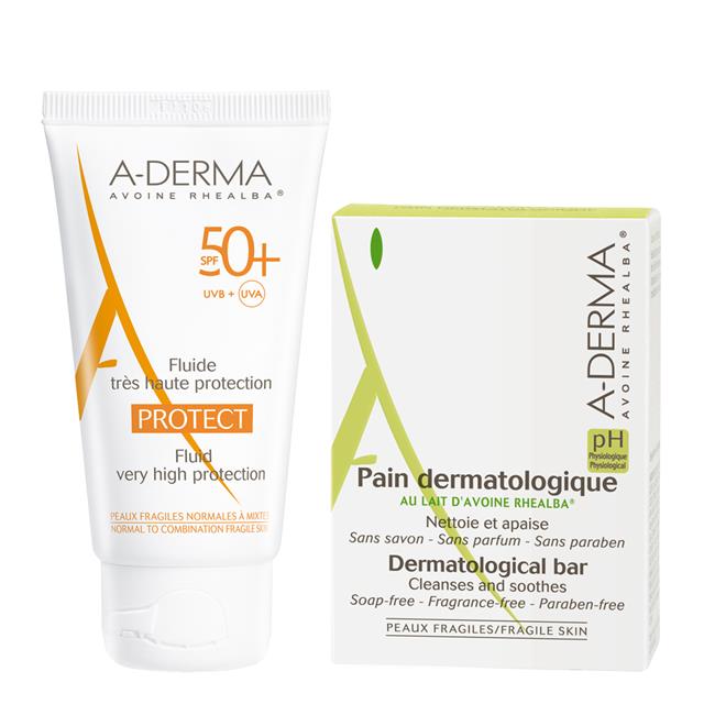 A-DERMA艾芙美 燕麥全護極效防曬乳SPF50+上市組