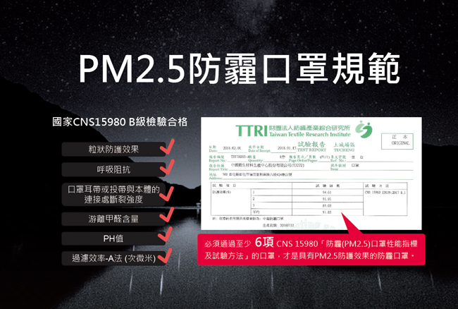 【中衛】PM2.5 防霾口罩1盒入(12入/盒)