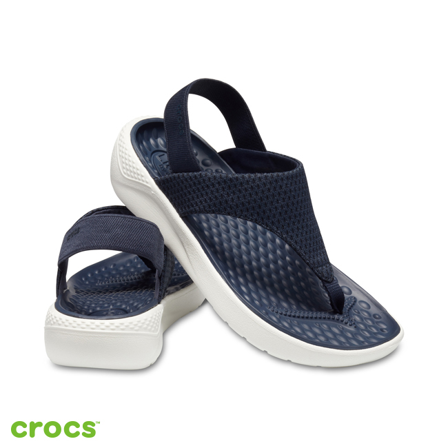 Crocs 卡駱馳 (女鞋) LiteRide人字拖-205477-462