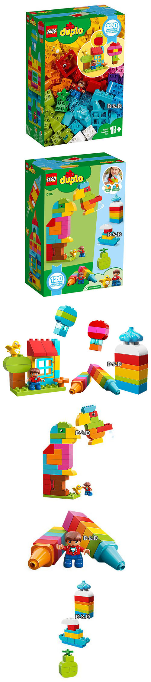 樂高LEGO Duplo 幼兒系列 - LT10887 歡樂創意顆粒套裝