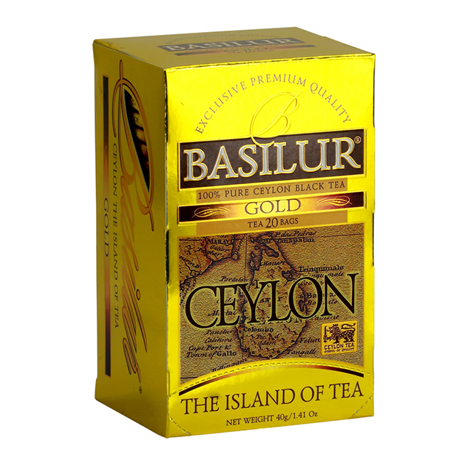 Basilur錫蘭紅茶包(2gx20入)-金牌