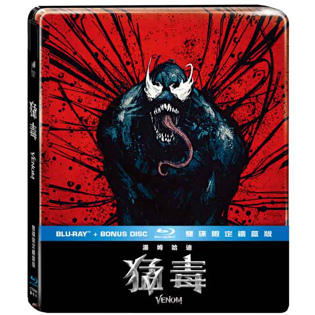 猛毒雙碟鐵盒版Venom BD+Bonus 藍光BD