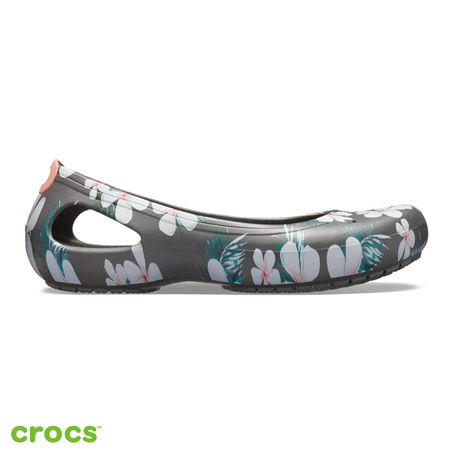 Crocs 卡駱馳 (女鞋) 卡笛花卉輕便鞋 205633-98G