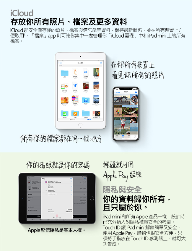 Apple iPad mini 5 7.9吋 LTE 64G豪華組