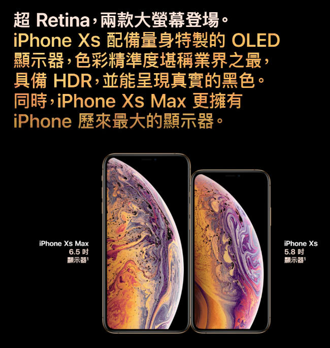 Apple iPhone XS Max 64G 6.5吋智慧型手機