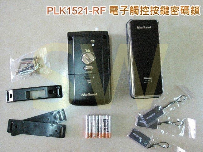 PLK1521-RF觸控式密碼鎖 Kwikset電子鎖二合一密碼+卡片(不含安裝)