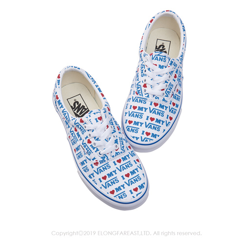 (女)VANS Era 字母印花綁帶休閒鞋