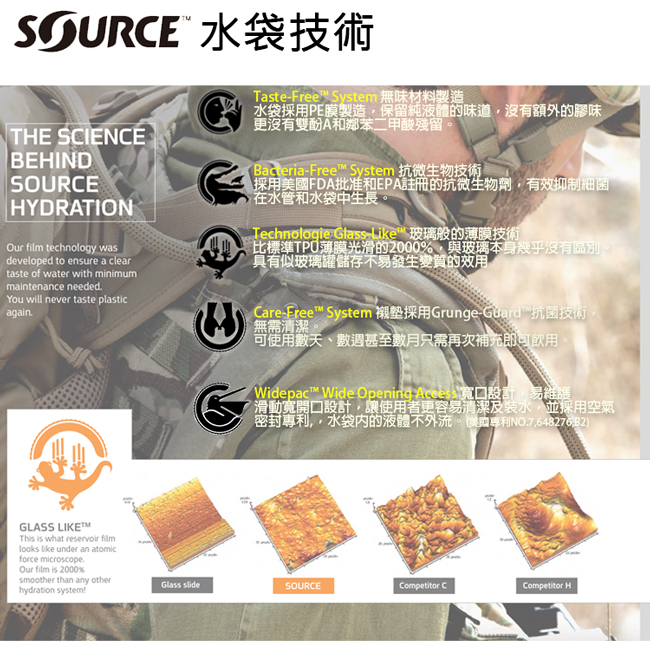 SOURCE Rider軍用水袋背包4001691503 迷彩