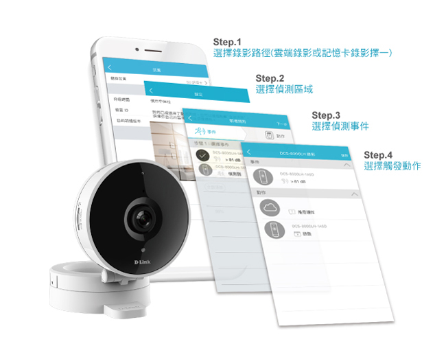 D-Link HD廣角無線網路攝影機 DCS-8010LH