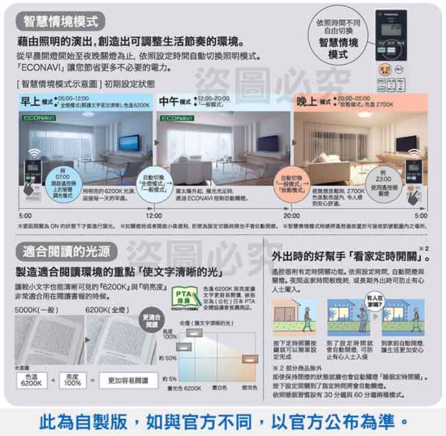 國際牌 第四代 32.7W LED調光調色遙控燈 LGC51112A09- 晶瑩