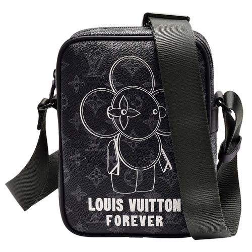 LV M43677經典帆布Vivienne FOREVER太陽花圖案肩/斜背包