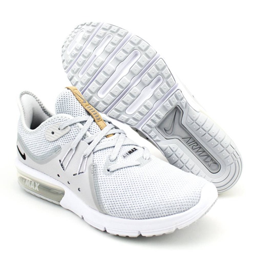 NIKE AIR MAX SEQUENT 3 女慢跑鞋 908993008 灰