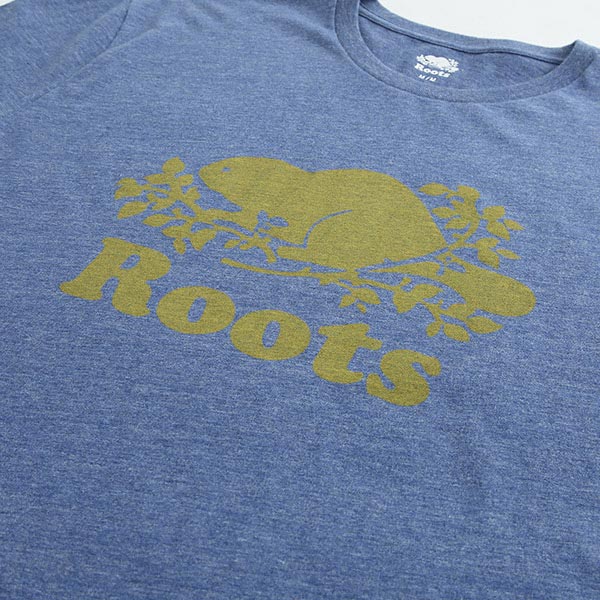 男裝Roots 庫柏短袖T恤-藍