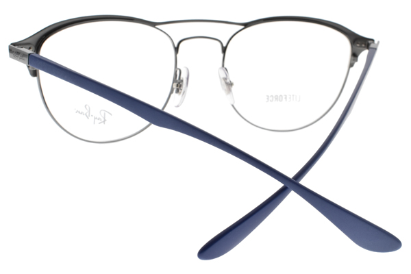 RAY BAN光學眼鏡 復古流行/藍-槍#RB3596V 2996