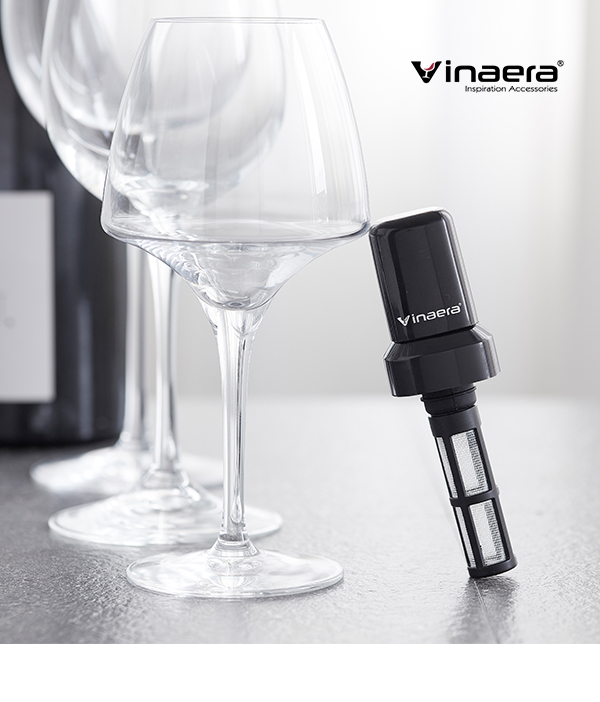 Vinaera 2代電子醒酒器超值組合(醒酒器+濾酒器+多功能紅酒開瓶器+老酒開瓶器)