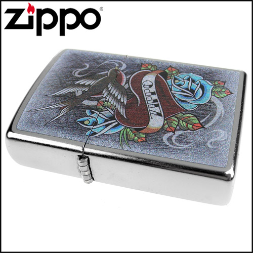 ZIPPO 美系~Vintage Tattoo-經典紋身圖案打火機