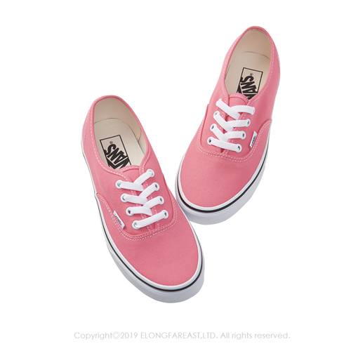 (女)VANS Authentic 經典素色休閒鞋*粉紅