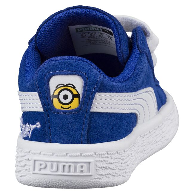 PUMA-MinionsSuedeV嬰孩鞋-寶藍