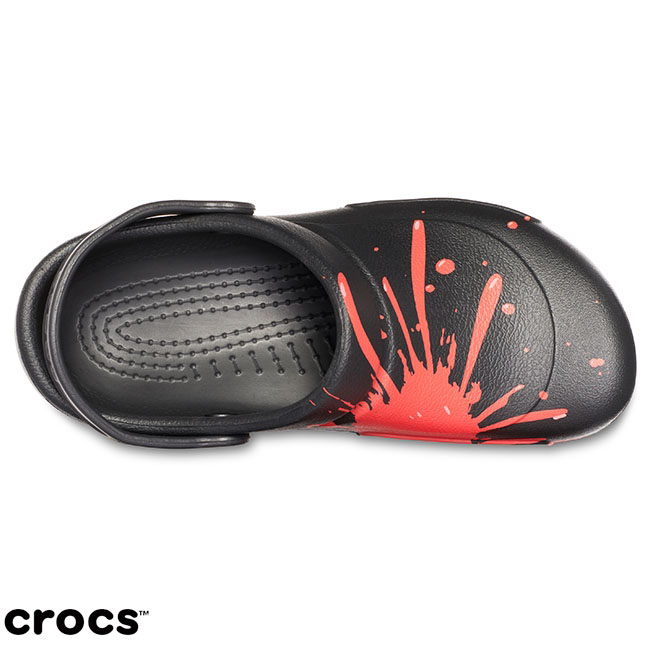 Crocs 卡駱馳 (中性鞋) Bistro圖紋廚師鞋 204044-0BU