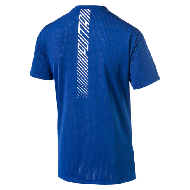 PUMA-男性訓練系列A.C.E.口袋短袖T恤-鮮寶藍-歐規