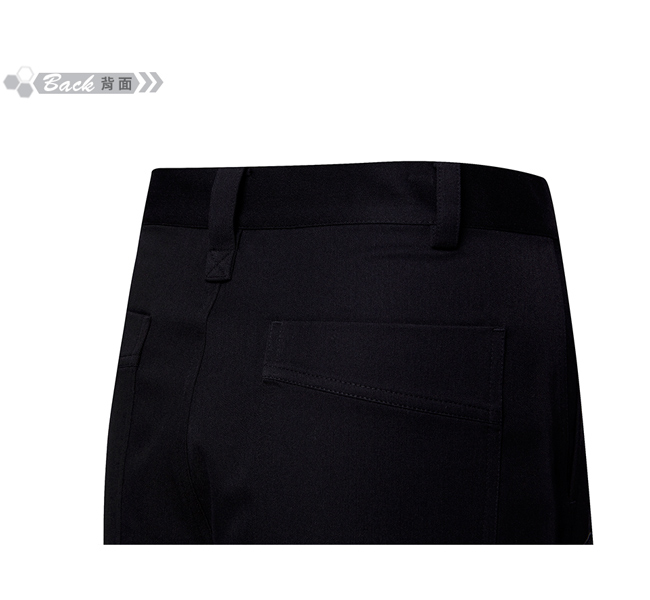 FILA 男款平織短褲-黑色 1SHT-1483-BK