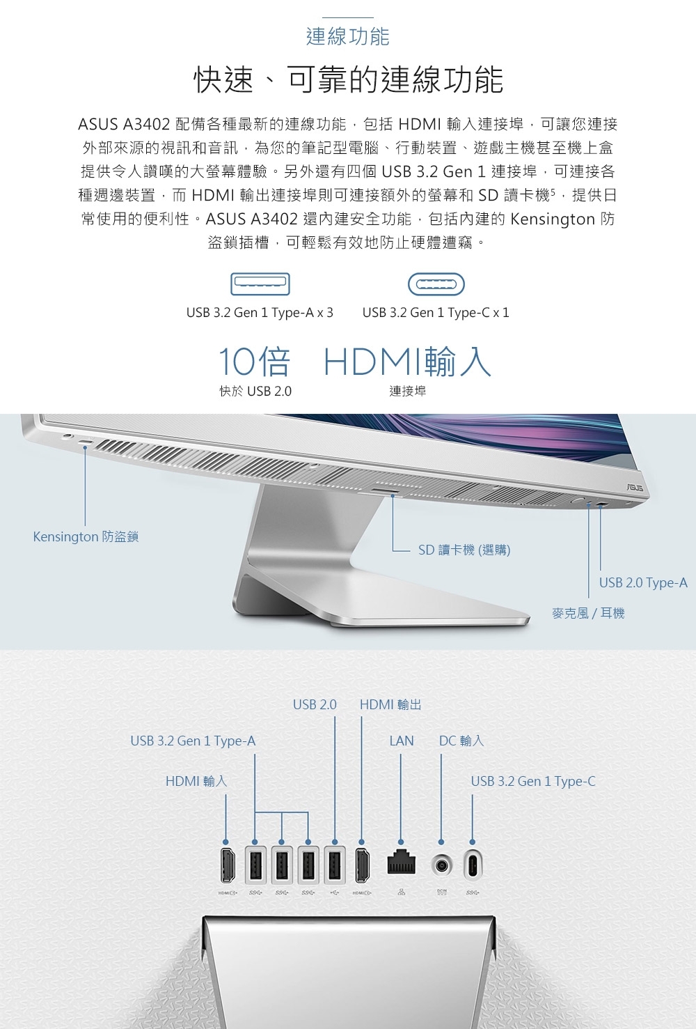 ASUS デスクトップパソコン A3402WBAK A3402WBAKI31215LU [CPU種類：第