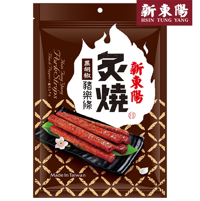 新東陽 炙燒豬樂條-黑胡椒(165g)