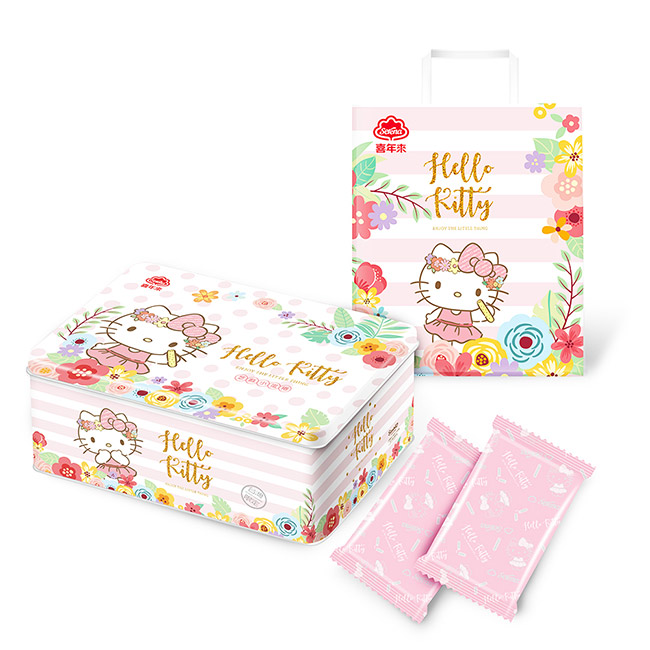 喜年來 Hello Kitty芝麻小蛋捲禮盒(240g)