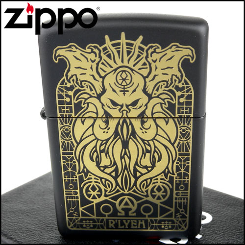 ZIPPO 美系~Monster Design-惡魔章魚怪物圖案設計打火機