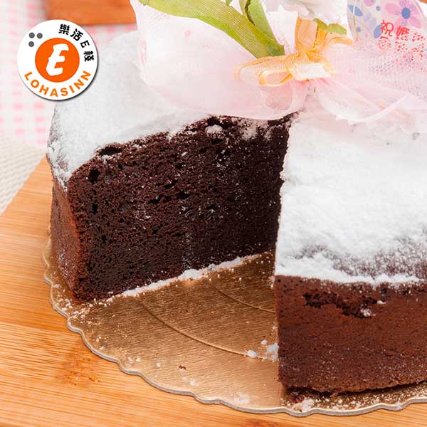 樂活e棧-父親節造型蛋糕-古典巧克力蛋糕6吋