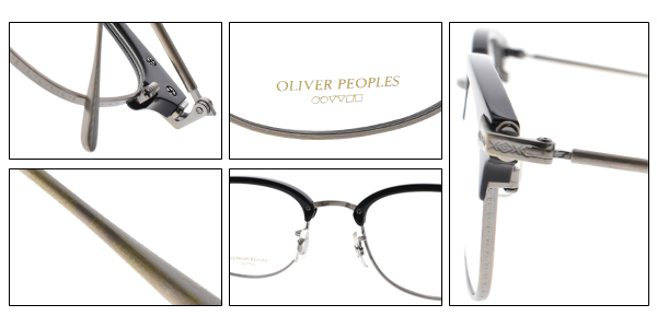 OLIVER PEOPLES 眼鏡 懷舊經典/黑-銀 #ERVIN 5076