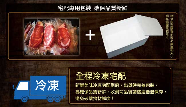 約克街肉鋪 澳洲金牌極黑和牛肋眼牛排2片(150g±10%片)