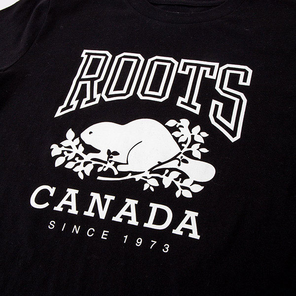 女裝Roots RBC短袖T恤-黑