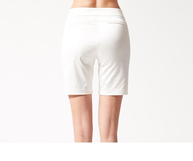 KeyWear奇威名品時尚商務率性短褲-白色