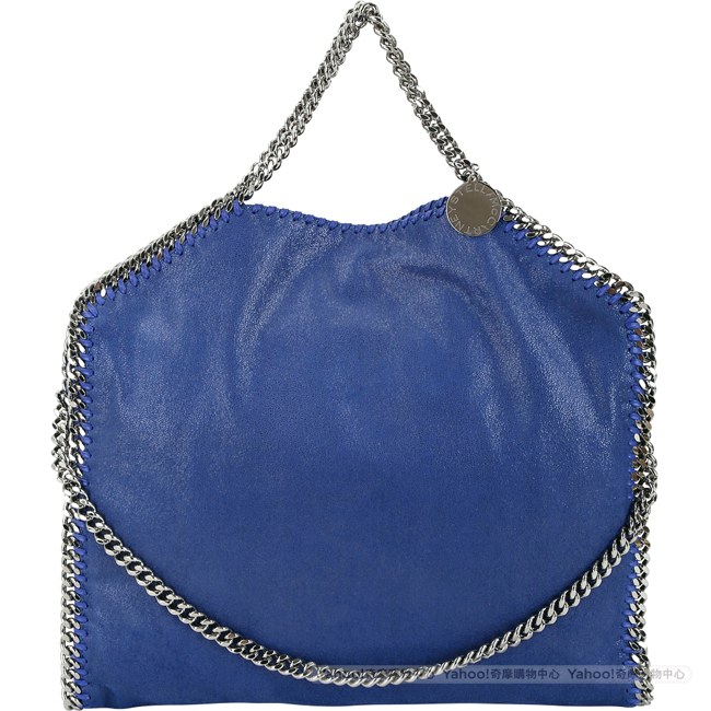 Stella McCartney Falabella Shaggy 鍊帶兩用包(寶藍色)