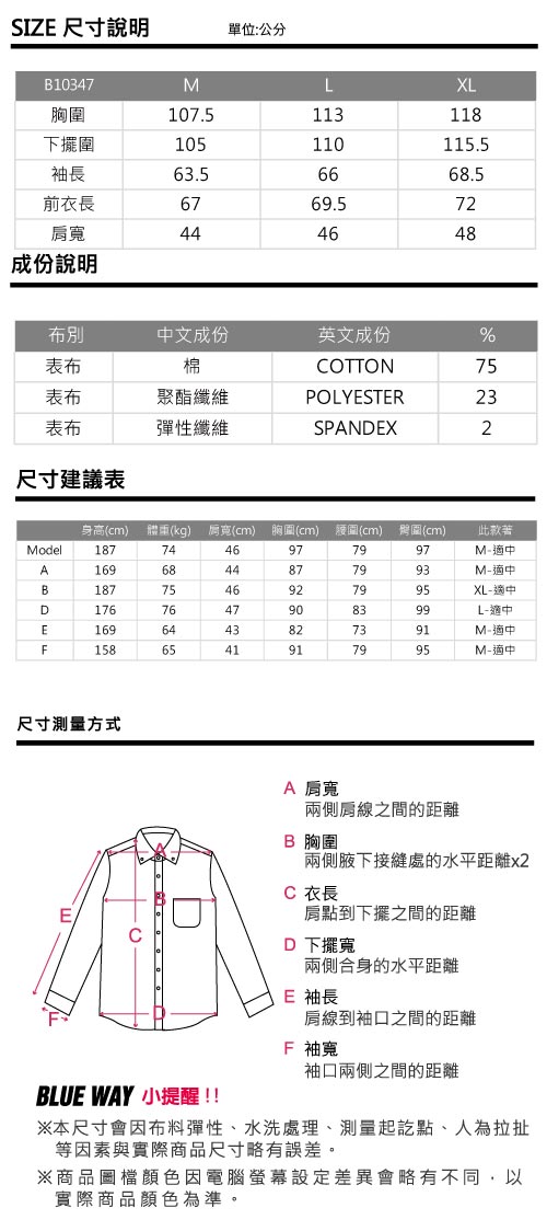 鬼洗 BLUE WAY 片假名滿版黑牛仔襯衫