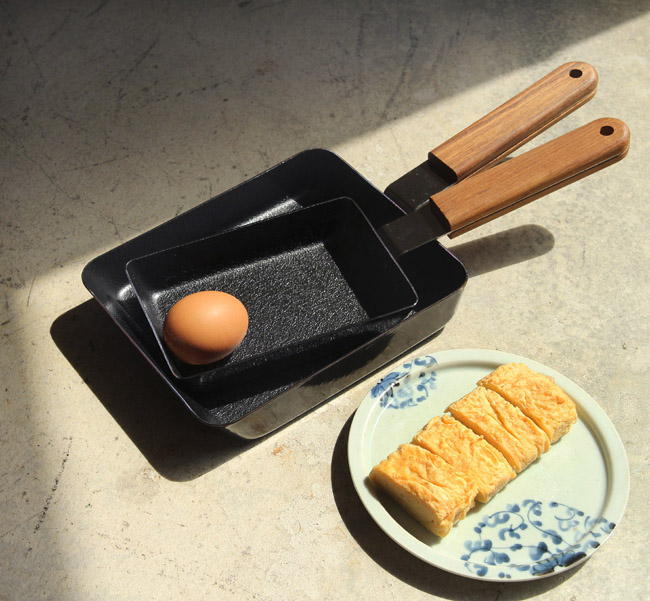 日本ambai 玉子燒平底鐵鍋（方型-迷你）