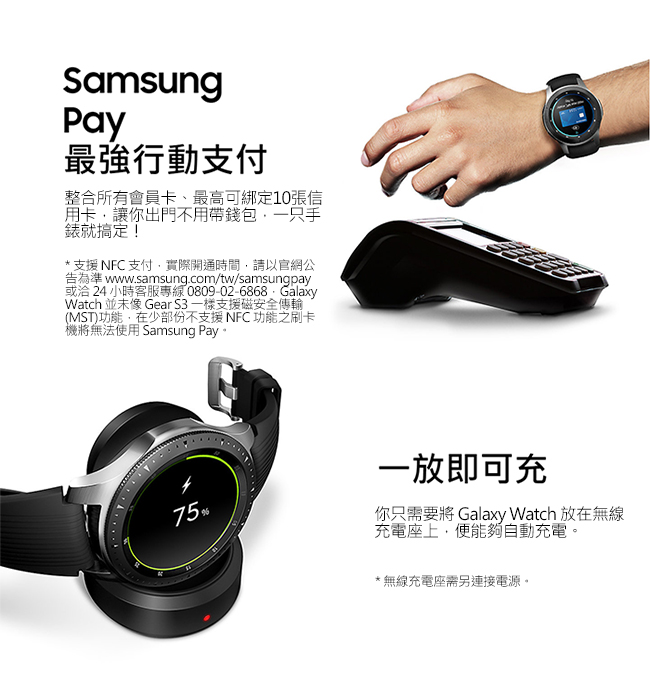 Samsung Galaxy Watch 46mm (LTE) 智慧手錶