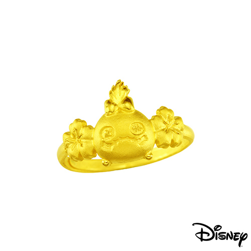 Disney迪士尼系列金飾 黃金戒指-醜ㄚ頭款
