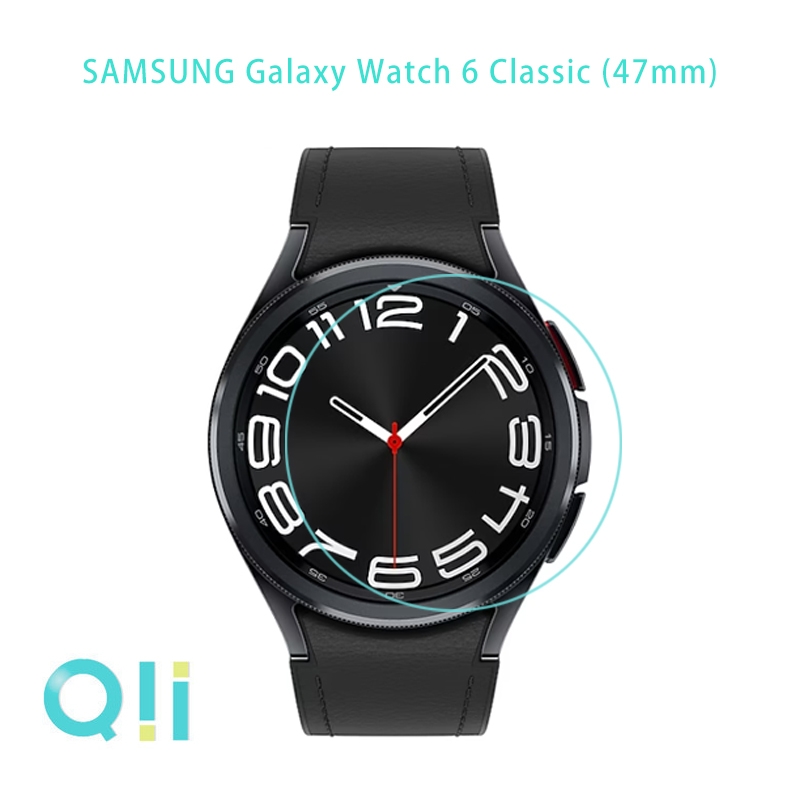 Qii SAMSUNG Galaxy Watch 6 Classic (47mm) 玻璃貼(兩片裝) | 錶腕帶