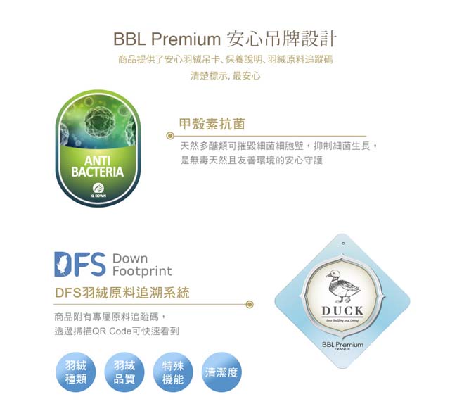 BBL Premium 卡西亞-JIS95/5雙層立體羽絨冬被(加大)