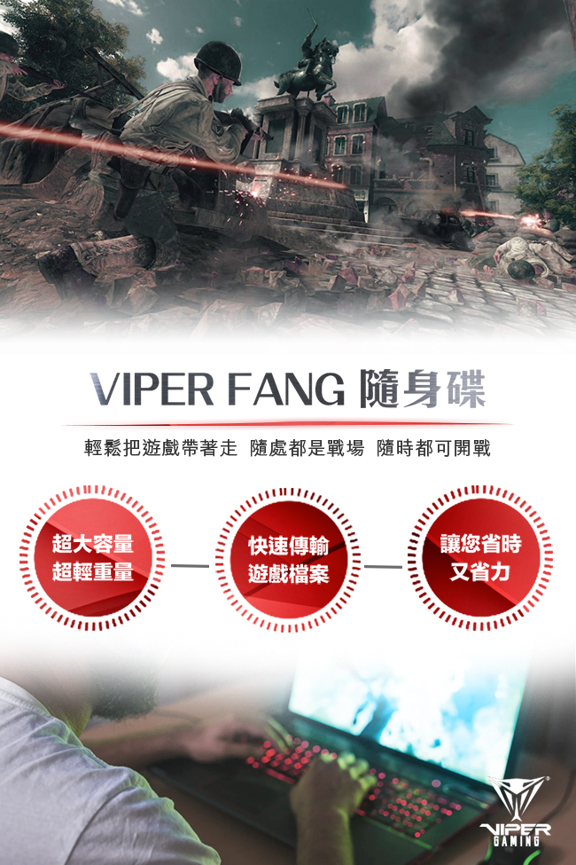 VIPER美商博帝 FANG 512GBUSB3.1 隨身碟